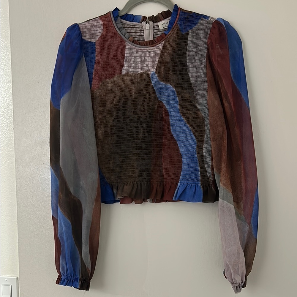 Wilfred Multicolor Long Sleeve Blouse